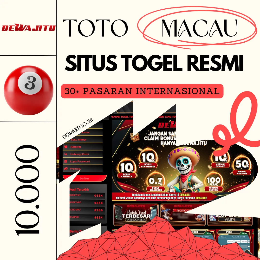 Toto Macau Premium Dewajitu 🤚 Quick Bet 2-Klik, Cashback Mingguan 10 % Otomatis